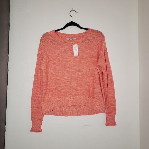 New Size small LOFT sweater. 100% Cotton. Cropped - Picture 9 of 9